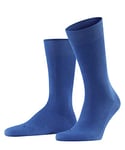 FALKE Men's Sensitive London M SO Cotton With Soft Tops 1 Pair Socks, Blue (Sapphire 6055) new - eco-friendly, 5.5-8