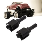 2 st RC Diff Outdrives Stål Exakta RC Differentialkoppar för ARRMA 1/7 1/8 Serie Svart