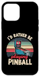 Jeu d'arcade vintage Pinball Machines Lover Coque pour iPhone 12 mini