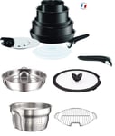 Tefal Ingenio Performance Induction 15 Piece Pan Set with Steamer, Pasta and Grill Insert