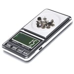 HIGHKAS Jewelry Electronic Scale Precision Jewelry Scale Electronic Weighing 0.01G Gram Weigh Mini Balance Pocket Scale Weighing Jewelry Scale Portable Weighing -100G/0.01G 1125 (Color : 200g/0.01g)