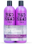 TIGI Bed Head Dumb Blonde Shampoo and Conditioner 750 Ml - Pack of 2