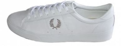 FRED PERRY Spencer Leather White Women (Storlek: 39)