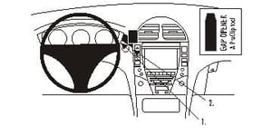 Lexus ES Serie 06-12, Centrerad