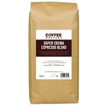 Coffee Masters Super Crema Espresso Coffee Beans 1kg - Intensely Strong Dark Roasted Blend of Arabica and Robusta Whole Coffee Beans - Ideal for Espresso Machines
