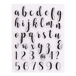 KWELLAM English Alphabet ABC Lower case Letters Numbers Clear Stamps for Card Making Decoration and DIY Scrapbooking 20112805