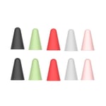 Stylus Pen Nibs Extra Tips Replacement Nib Cover Compatible For 10 Color Mixed Loading