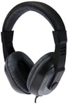 Thomson Over-Ear Headphones with Cable (Wired Headset with 3.5 mm Jack Connection, Padded Over Ear Headphones, 120 cm Cable Length) Grey/Black