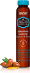 HASK Argan Oil Shine Oil Vial Repairing for All Hair Types, Colour Safe, Gluten