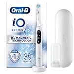 Oral-B iO7 Electric Toothbrush with Travel Case - White. New