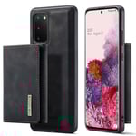 DG.MING M1 Series 2-i-1 Plånboksfodral till Samsung Galaxy S20 - Svart Svart