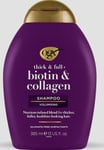 OGX Thick and Full + Biotin and Collagen Shampoo - 385 ml