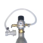 Sodastream CO2 Mini Gas Regulator PRV Ball Lock Corny Cornelius Keg Charger
