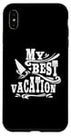 iPhone XS Max My Best Vacation Adventure Travel Beach Surf Case