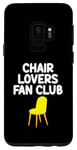 Coque pour Galaxy S9 Fauteuil Amoureux Fan Club Assise Confortable