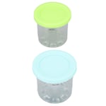 (Blue And Green)Ice Cream Pint Cup 600ml Dishwasher Safe Ice Cream Storage