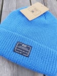 Original NIKE Beaverton Fine Knit Aqua Blue BEANIE HAT Skateboarding Mens Womens