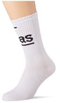 Havaianas Unisex's Socks Logo, White/Black, S