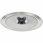 TEFAL Couvercle Anti-Projection Ingenio - INOX - 24/30 cm