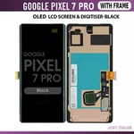 For Google Pixel 7 Pro OLED Screen WITH FRAME Touch Display Digitiser BLACK UK
