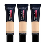 New L'Oreal Infallible 24H Matte Cover Foundation 30ml - 130 True Beige 3x