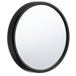 Spegel med sugproppar, x12 förstoring, 130Ø, svart