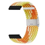 Flätat klockarmband Garmin Forerunner 245 Music - Gradient orange