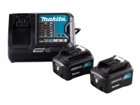 Makita DC10SB - Power Source Kit - batteriladdare + batteri 2 x - Li-Ion - 4 Ah