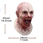 2023 Mask Skräck Huvudbonader Halloween Skräck Mask Maskerad Hemskt läskigt Skrämmande Festrekvisita Cosplay Tillbehör