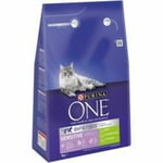 Purina One Dry Cat Food Sensitive Turkey 800g Or 3kg