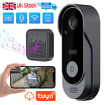 New Wireless Smart Video Doorbell WiFi Security Camera Bell Phone Door Ring UK