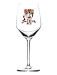 Butterfly Messenger Home Tableware Glass Wine Glass Red Wine Glasses Nude Carolina Gynning
