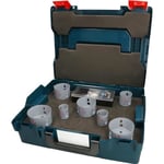 Bosch Pro Power Change Plus Set med 13 multi-materials borrkronor L-Boxx för mjukt trä, gips, Ø 32, 41, 51, 73, 76, 83, 86
