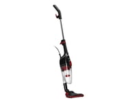 Mpm Mod-39, 2-In-1 Stick Vacuum, Utan Påse, Svart, Röd, 0,6 L, Torr, Hepa