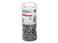  Wiha Standard Pozidriv Bits PZ2 25mm Tub of 100 WHA40462