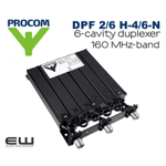 Procom DPF 2/6 VHF Duplex Filter 160MHz båndet - (138-175MHz)