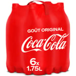 Soda Coca-cola - Le Pack De 6 Bouteilles D'1,75l
