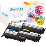 Lot de 8 Toners cartouches laser Jumao compatible pour Samsung Xpress C430W