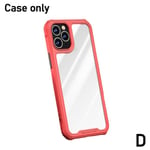 For Iphone 11 Pro Xs Max Xr 8 7 Se Clear Case Shockproof Heavy B Red Iphonexs