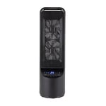 Black+Decker BXSH44007GB Digital Oscillating Ceramic Tower Heater, Remote Control And 12 Hour Timer, 2kW, Black