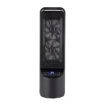 Black+Decker BXSH44007GB Digital Oscillating Ceramic Tower Heater, Remote Control and 12 hour timer, 2kW, Black