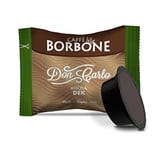 CAFFÈ BORBONE Don Carlo, Decaffeinated Blend - 100 Capsules - Compatible with Lavazza* A Modo Mio* Coffee Machines for domestic use