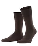 FALKE Men's Airport Plus M SO Wool Cotton Plain 1 Pair Socks, Brown (Brown 5930), 5.5-6.5