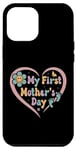 iPhone 12 Pro Max New Mom Celebrating My First Mother's Day Cute Heart Case