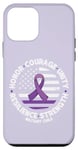 Coque pour iPhone 12 mini Violet Up pour enfants militaires Honor Courage Unity Resilence