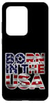 Galaxy S20 Ultra Proud Born In The USA Novelty Graphic Tees & Cool Designs Case
