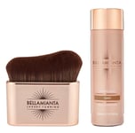 Bellamianta - Tanning Liquid Dark 200 ml + Precision Body Brush