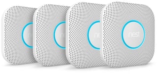 Brannpakken - 4 stk. Nest Protect wifi røykvarsler med app