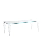 Glas Italia - POS02 Post modern High table Glossy Laquered Glass, Finish: 40 Bianco - Matbord