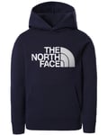 The North Face Drew Peak Hoodie P/O JR T Navy/T White (Storlek XS)